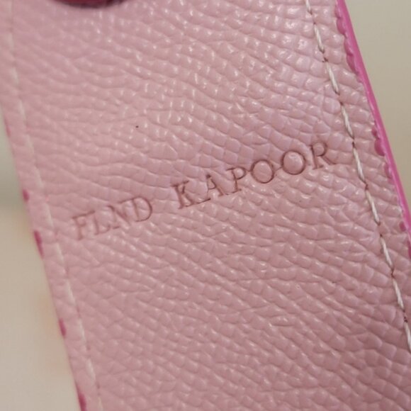 FIND KAPOOR Pingo Bag Vegan Pebble Leather 2tone Pink Crossbody - Picture 3 of 16